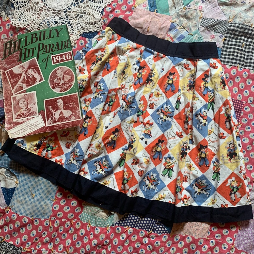 🌵Homemade Retro Cowpoke Skirt🌵